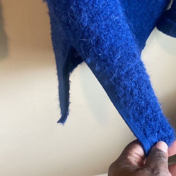 WRAP London Alpaca Blue Sweater 4/6 - Picture 4 of 7